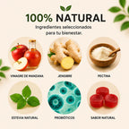 Gummies de Vinagre de Manzana – Apoyo Digestivo y Energía Natural
