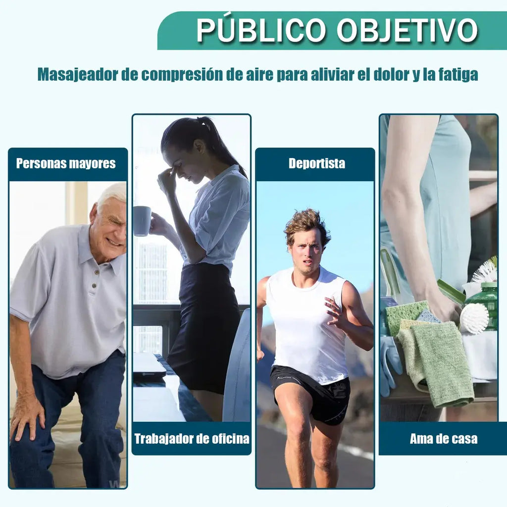 Masajeador de Pies Nostlight — Triple Terapia